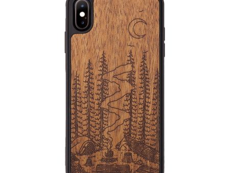 iPhone Xs Max Wood+Resin Phone Case - Camp - Mahogany (Curated) Hot on Sale