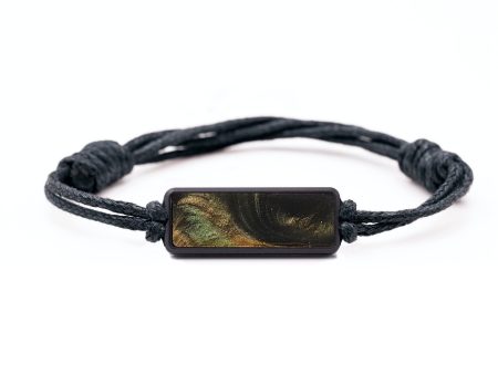 Classic Wood+Resin Bracelet - Katharine (Green, 709152) Online Sale