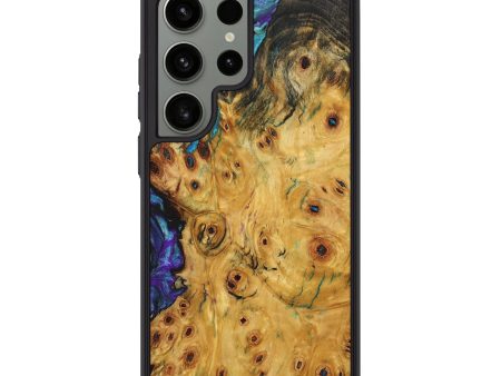 Galaxy S24 Ultra Wood+Resin Phone Case - Tabitha (Wood Burl, 706981) Cheap