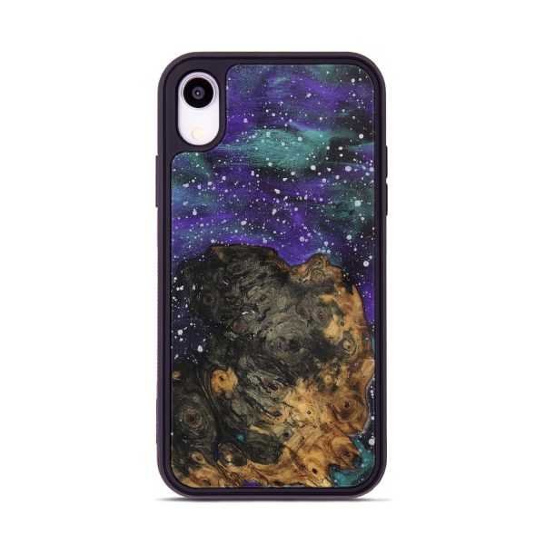 iPhone Xr Wood+Resin Phone Case - Amie (Cosmos, 708758) on Sale