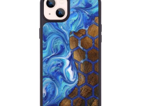 iPhone 14 Plus Wood+Resin Phone Case - Marlee (Pattern, 709692) For Sale