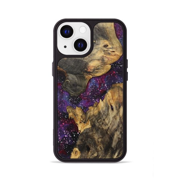 iPhone 13 Wood+Resin Phone Case - Lloyd (Cosmos, 709909) For Cheap