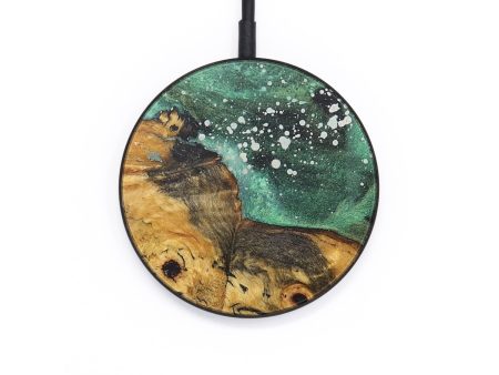 Circle Wood+Resin Wireless Charger - Caiden (Red, 709611) Online now