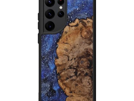 Galaxy S22 Ultra Wood+Resin Phone Case - Mario (Cosmos, 709959) For Cheap