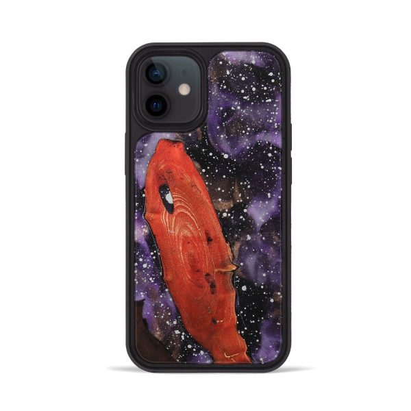 iPhone 12 Wood+Resin Phone Case - Albert (Cosmos, 708343) Online now