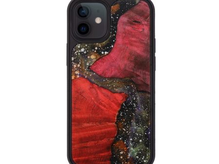 iPhone 12 Wood+Resin Phone Case - Nicholas (Cosmos, 709950) Cheap