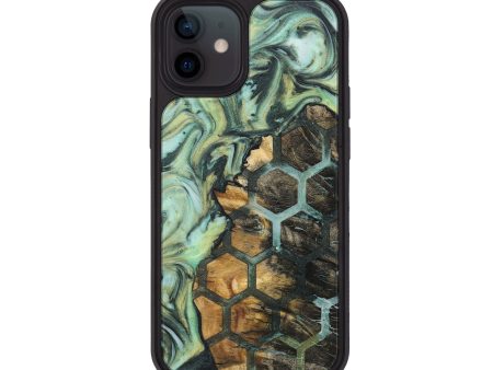 iPhone 12 Wood+Resin Phone Case - Knox (Pattern, 709018) Online Sale