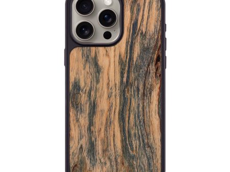 iPhone 15 Pro Max Wood+Resin Phone Case - Caiden (Wood Burl, 709450) Sale