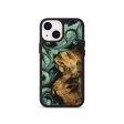 iPhone 13 mini Wood+Resin Phone Case - Kelsey (Green, 707738) Cheap