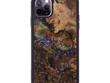 iPhone 11 Pro Max Wood+Resin Phone Case - Conor (Cosmos, 709907) Online Hot Sale