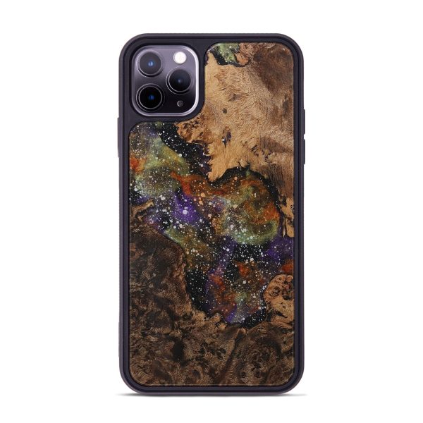 iPhone 11 Pro Max Wood+Resin Phone Case - Conor (Cosmos, 709907) Online Hot Sale