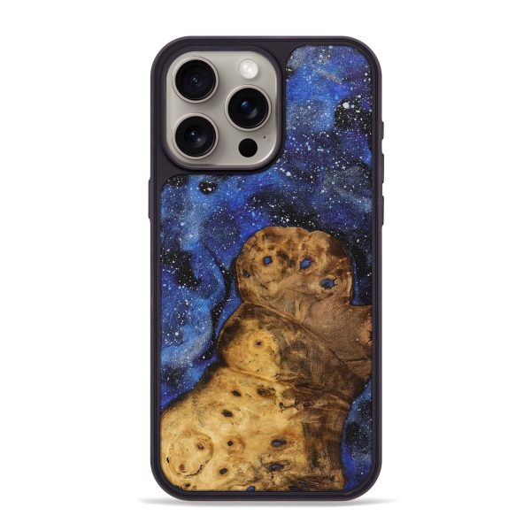 iPhone 15 Pro Max Wood+Resin Phone Case - Alan (Cosmos, 709893) Hot on Sale