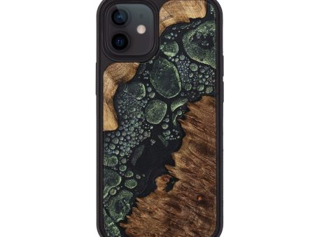 iPhone 12 Wood+Resin Phone Case - Kurt (Chameleon, 706713) Fashion