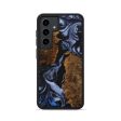 Galaxy S24 Wood+Resin Phone Case - Victoria (Blue, 708291) Supply