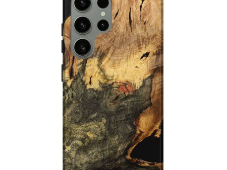 Galaxy S24 Ultra Wood+Resin Live Edge Phone Case - Alicia (Wood Burl, 708886) Cheap