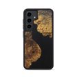 Galaxy S24 Wood+Resin Phone Case - Jaclyn (Pure Black, 706041) For Discount