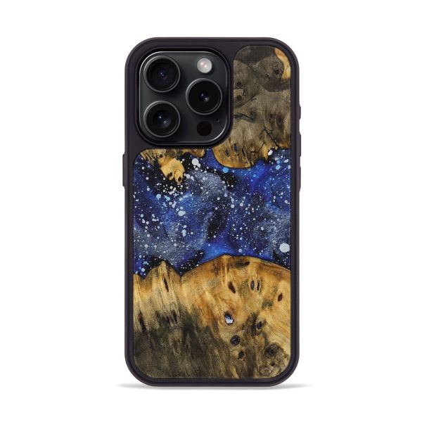 iPhone 15 Pro Wood+Resin Phone Case - Kamila (Cosmos, 709914) Discount