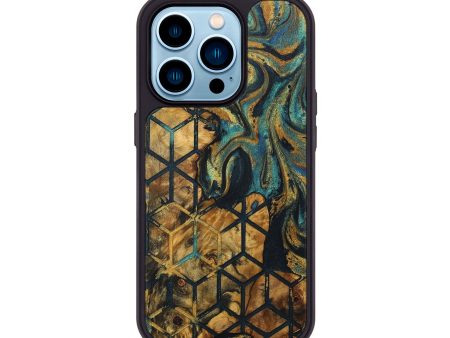 iPhone 14 Pro Wood+Resin Phone Case - Wendell (Pattern, 706205) Fashion