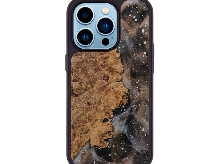 iPhone 14 Pro Wood+Resin Phone Case - Cortney (Cosmos, 709463) Online now