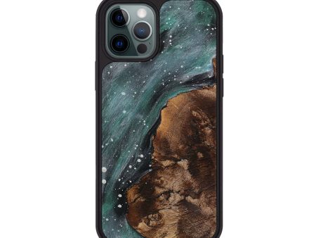 iPhone 12 Pro Wood+Resin Phone Case - Lennox (Cosmos, 709540) Fashion