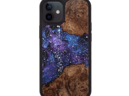 iPhone 12 Wood+Resin Phone Case - May (Cosmos, 709956) For Discount