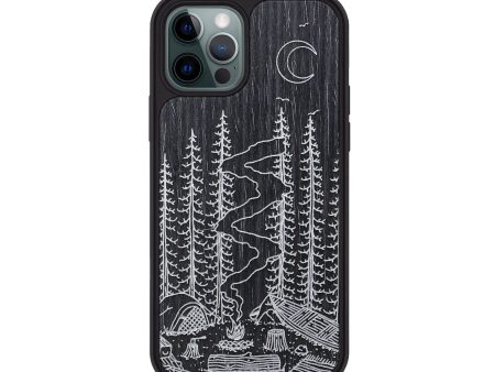 iPhone 12 Pro Wood+Resin Phone Case - Camp - Ebony (Curated) Online