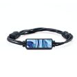 Classic Wood+Resin Bracelet - Anna (Blue, 709193) Online