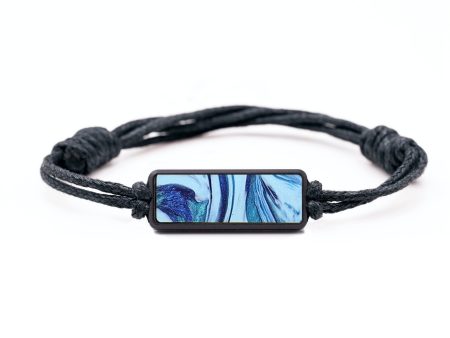 Classic Wood+Resin Bracelet - Anna (Blue, 709193) Online