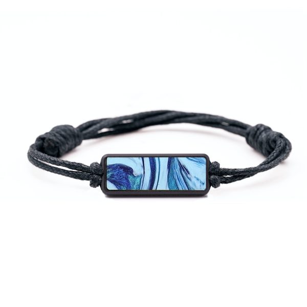 Classic Wood+Resin Bracelet - Anna (Blue, 709193) Online