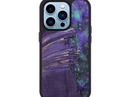 iPhone 14 Pro Wood+Resin Phone Case - Todd (Cosmos, 708766) Online now