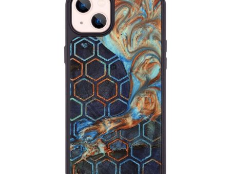 iPhone 14 Plus Wood+Resin Phone Case - Pablo (Pattern, 709972) Hot on Sale