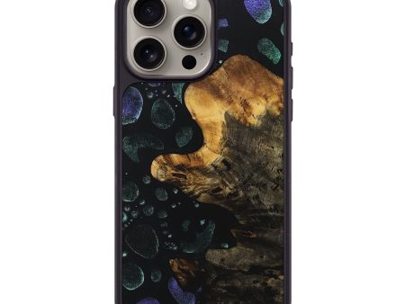 iPhone 15 Pro Max Wood+Resin Phone Case - Tanya (Chameleon, 706701) Cheap