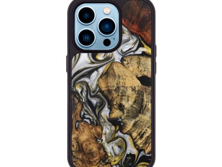 iPhone 14 Pro Wood+Resin Phone Case - Tyrone (Mosaic, 708981) Discount