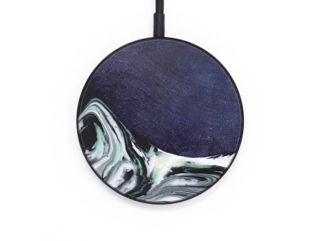 Circle Wood+Resin Wireless Charger - Estelle (Black & White, 706737) Sale