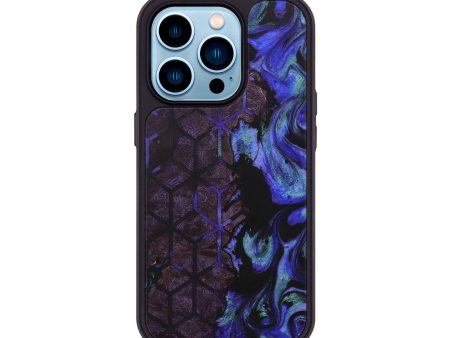 iPhone 14 Pro Wood+Resin Phone Case - Rosemary (Pattern, 706203) For Cheap