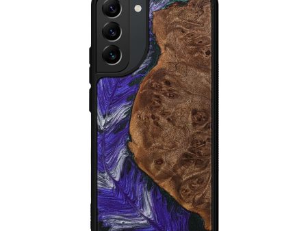 Galaxy S22 Plus Wood+Resin Phone Case - Atlas (Feather, 707435) on Sale