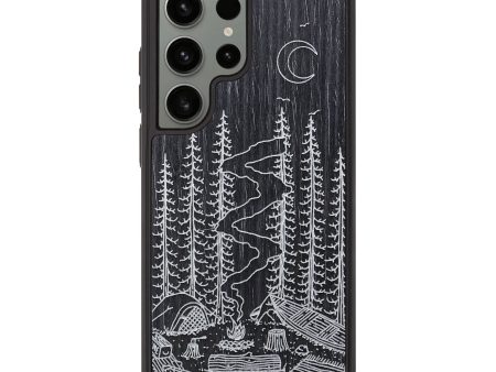 Galaxy S23 Ultra Wood+Resin Phone Case - Camp - Ebony (Curated) Hot on Sale