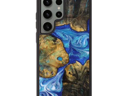 Galaxy S23 Ultra Wood+Resin Phone Case - Stacy (Mosaic, 709805) on Sale