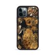 iPhone 12 Pro Wood+Resin Phone Case - Jesse (Black & White, 710330) For Cheap