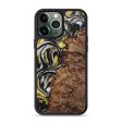 iPhone 13 Pro Max Wood+Resin Phone Case - Bennett (Black & White, 708963) Online Sale