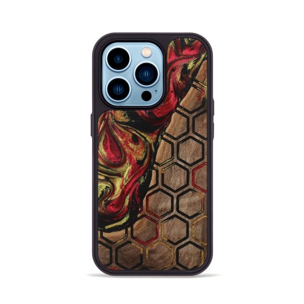 iPhone 14 Pro Wood+Resin Phone Case - Adrianna (Pattern, 708000) Supply