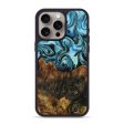 iPhone 15 Pro Max Wood+Resin Phone Case - Terrell (Blue, 705687) For Discount