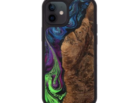 iPhone 12 Wood+Resin Phone Case - Marisol (Ombre, 706231) For Discount