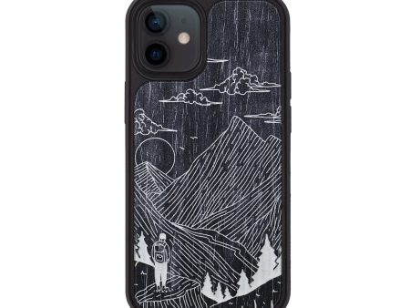 iPhone 12 Wood+Resin Phone Case - Roaming - Ebony (Curated) Online Hot Sale