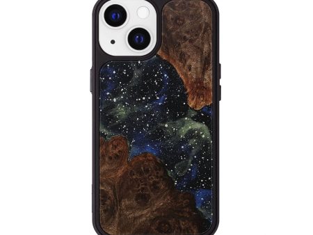 iPhone 13 Wood+Resin Phone Case - Alayna (Cosmos, 706446) For Sale