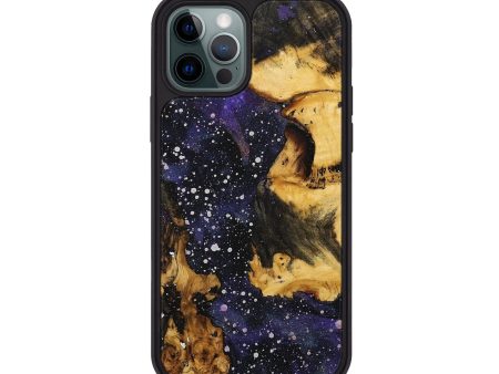 iPhone 12 Pro Wood+Resin Phone Case - Sebastian (Cosmos, 706452) Discount