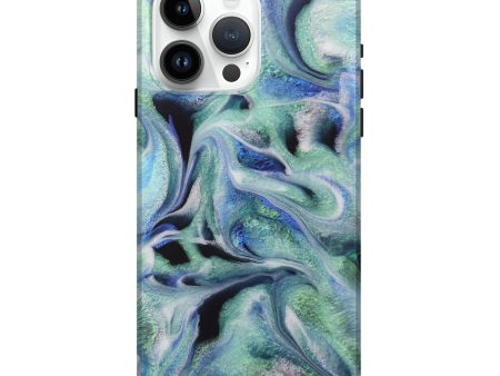 iPhone 15 Pro Max ResinArt Live Edge Phone Case - Derek (Blue, 705967) on Sale