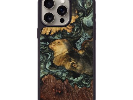 iPhone 15 Pro Max Wood+Resin Phone Case - Cassidy (Mosaic, 705783) Fashion