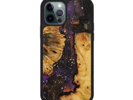 iPhone 12 Pro Wood+Resin Phone Case - Nayeli (Cosmos, 706432) Fashion