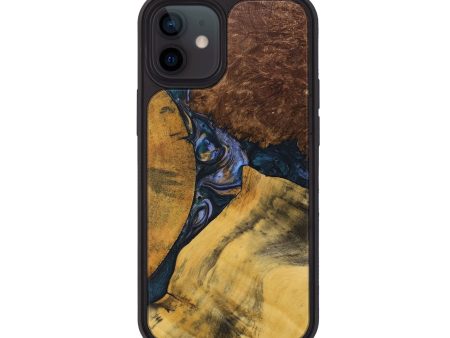 iPhone 12 Wood+Resin Phone Case - Ariella (Mosaic, 706289) Online